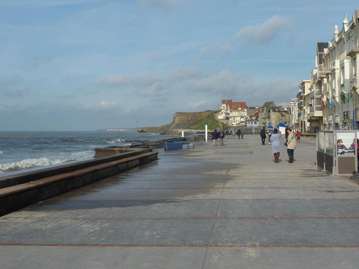 Appartement Wimereux - Opaalkust Met Frontaal Zeezicht Dış mekan fotoğraf